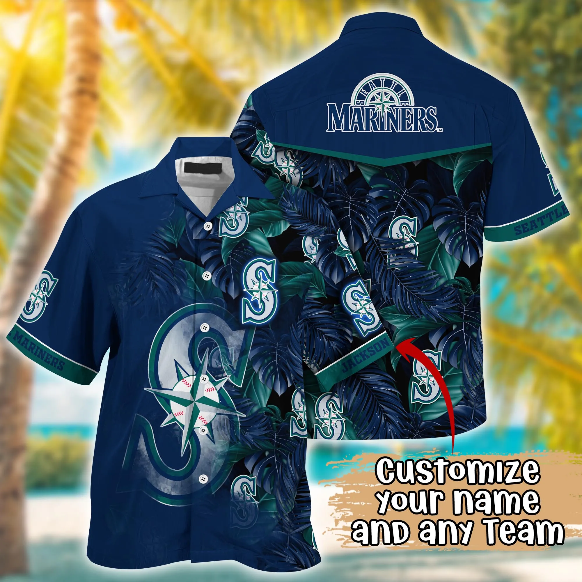 Seattle Mariners Mlb Summer Hawaii Shirt And Tshirt Custom Aloha Shirt