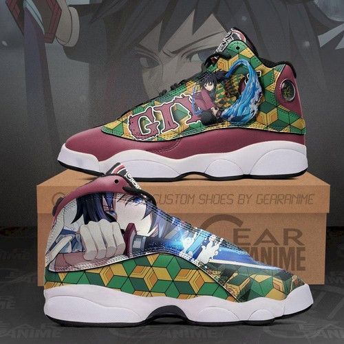 Tomioka Giyuu Jordan 13 Demon Slayer Anime Mn10 Shoes Sport Sneakers - Safecheckoutnow Fashion