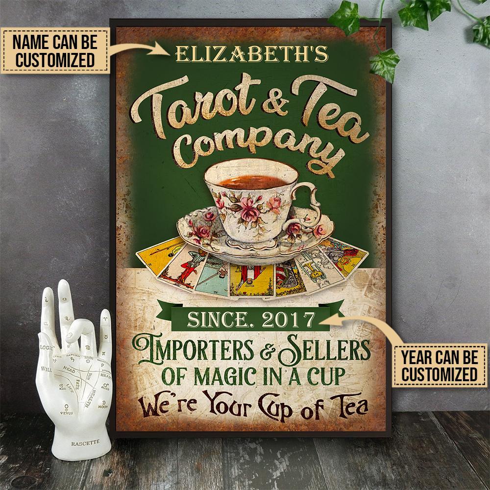 Personalized Tarot Tea Company Green …