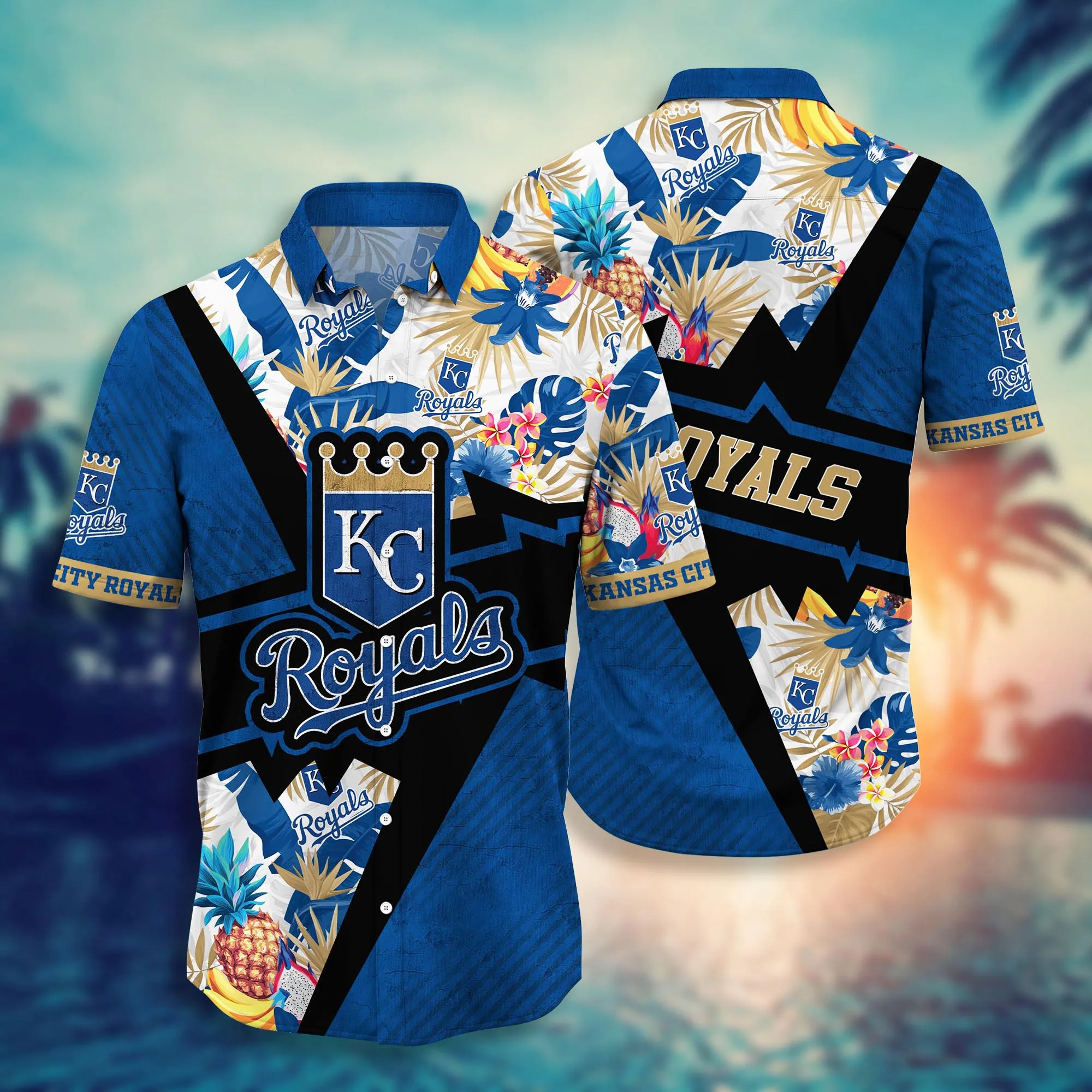 Kansas City Royals Mlb Hawaiian Shirt Travel Aloha Shirt