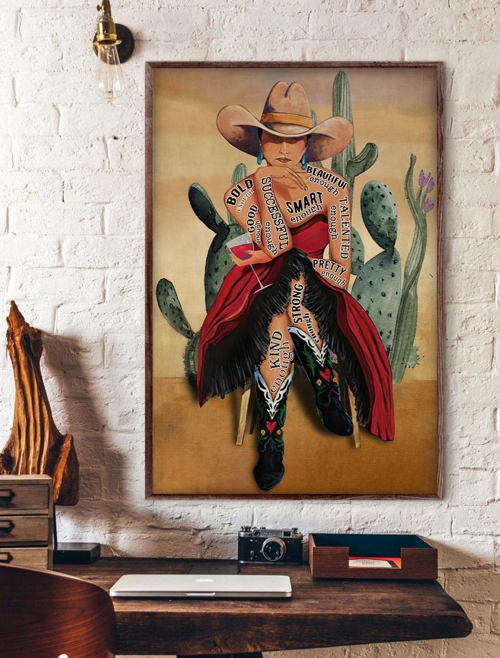 Cowgirl And Cactus Bold Smart Beauti &hellip;