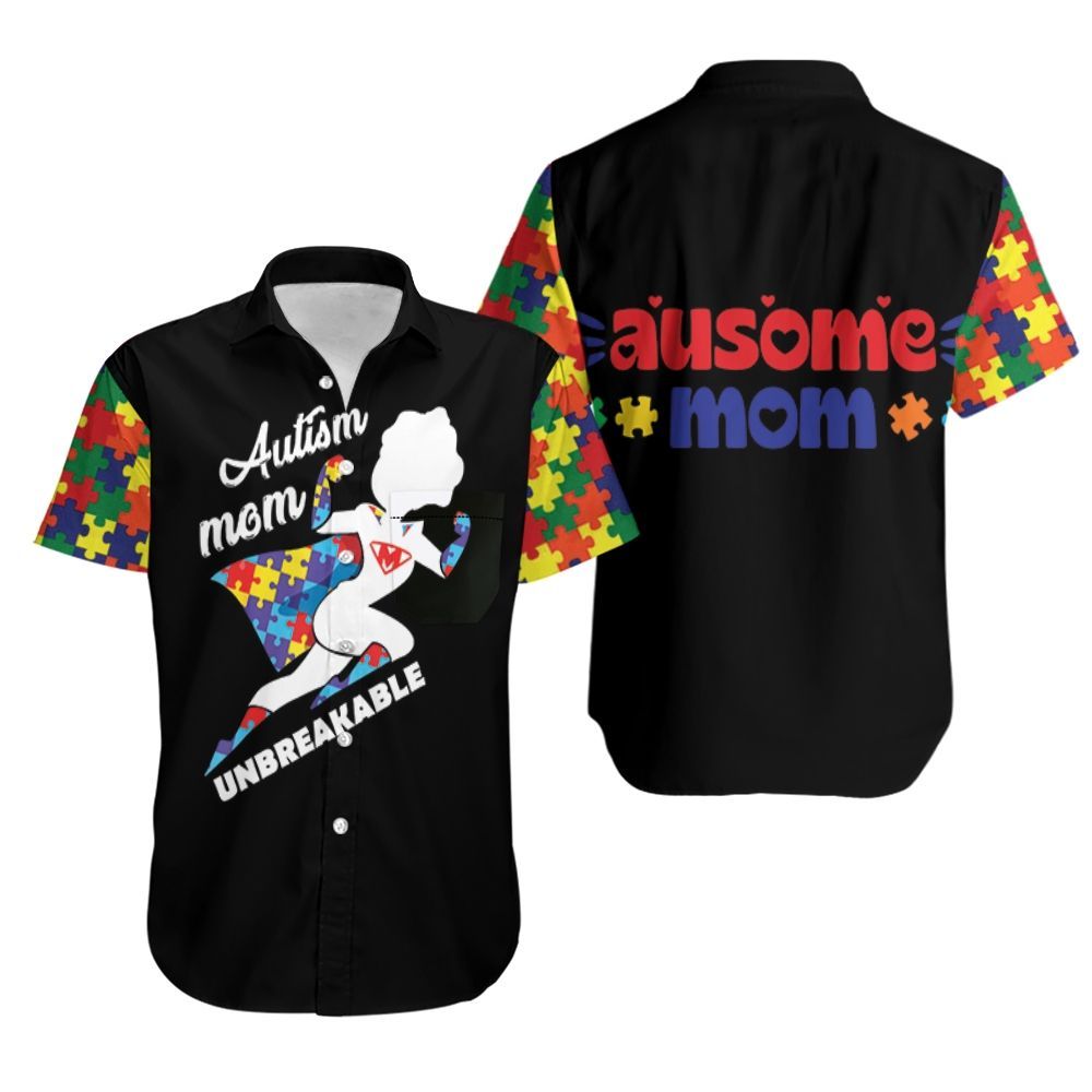 Autism Mom Unbreakable Superhero Aut …