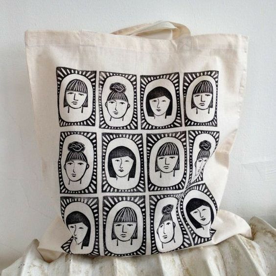 The Art of Block Printing Tote Bag