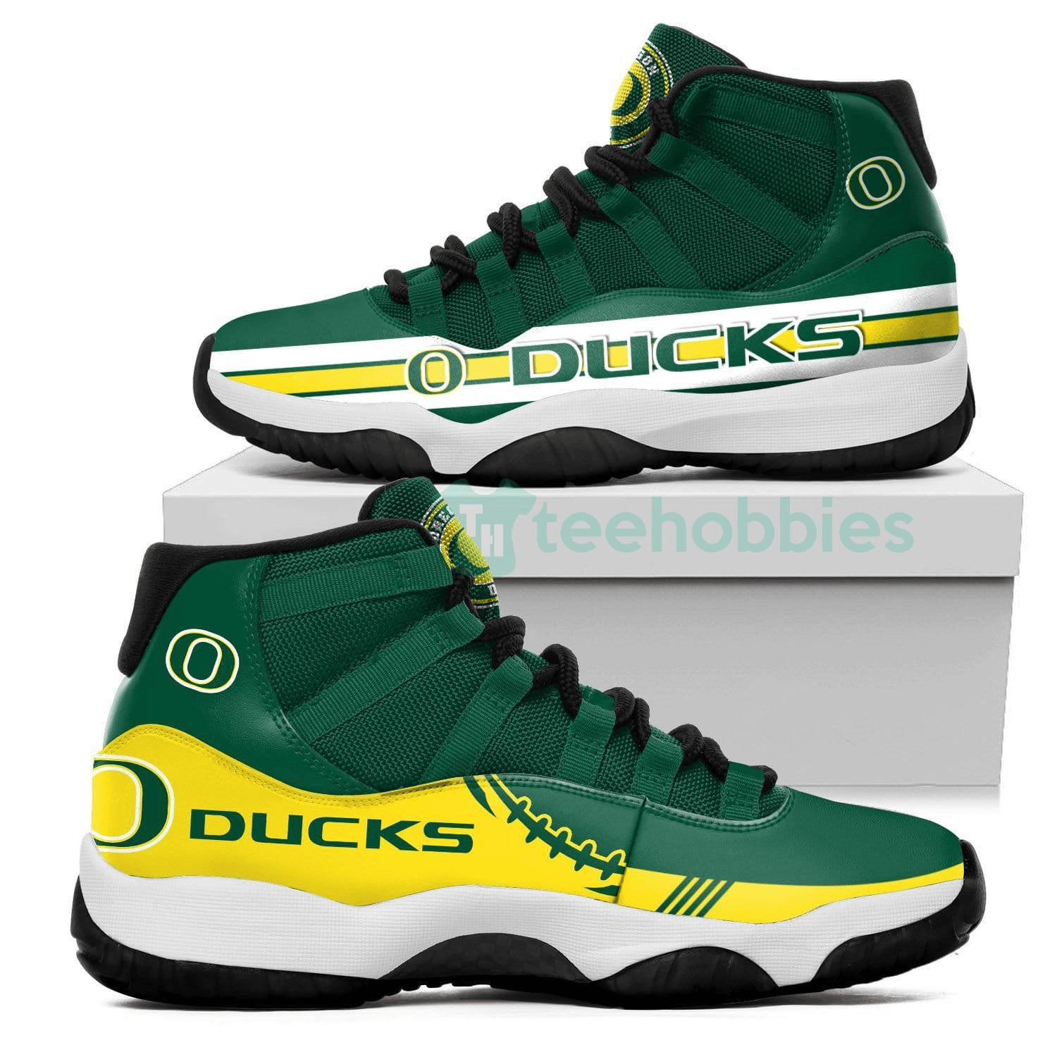 Oregon Ducks New JD 11 Shoes Sport Sneakers Gift