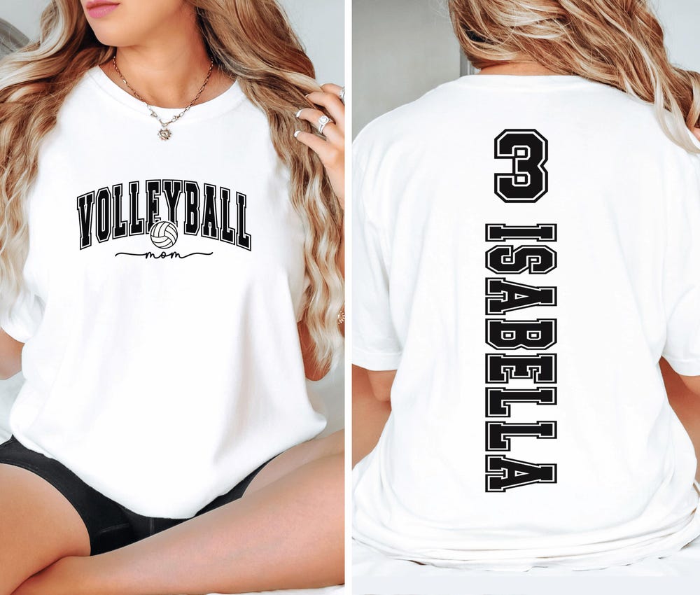 Volleyball Shirt | Volleyball Mom Shirt | Personalized Volleyball Shirt | Volleyball Mom Tshirt | Volleyball Mom Gift | Volleyball Tee