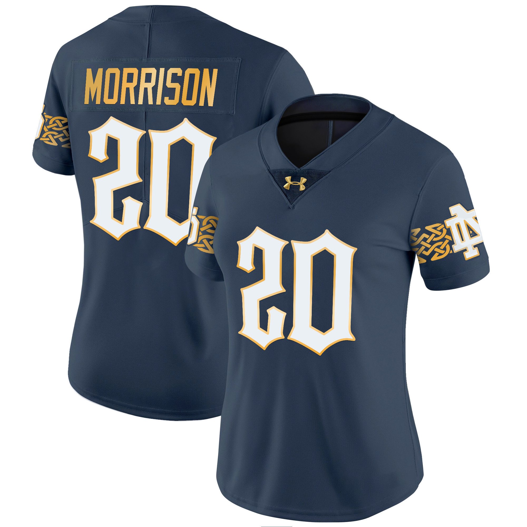 Women’S Notre Dame Fighting Irish 2024 Vapor Limited Jersey V2 – All Stitched