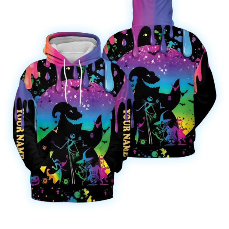 Personalized Oogie Boogie Nightmare Colorful Hoodie