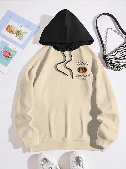 Tito’S Vodka Handmade Basic Beige Hoodie