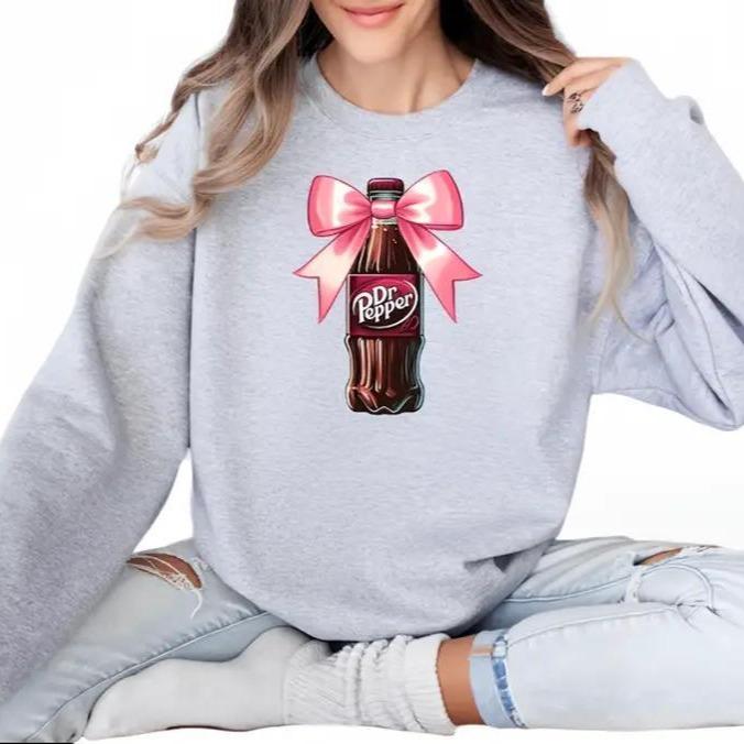 Dr.Pepper Bow Bottle Sweatshirt