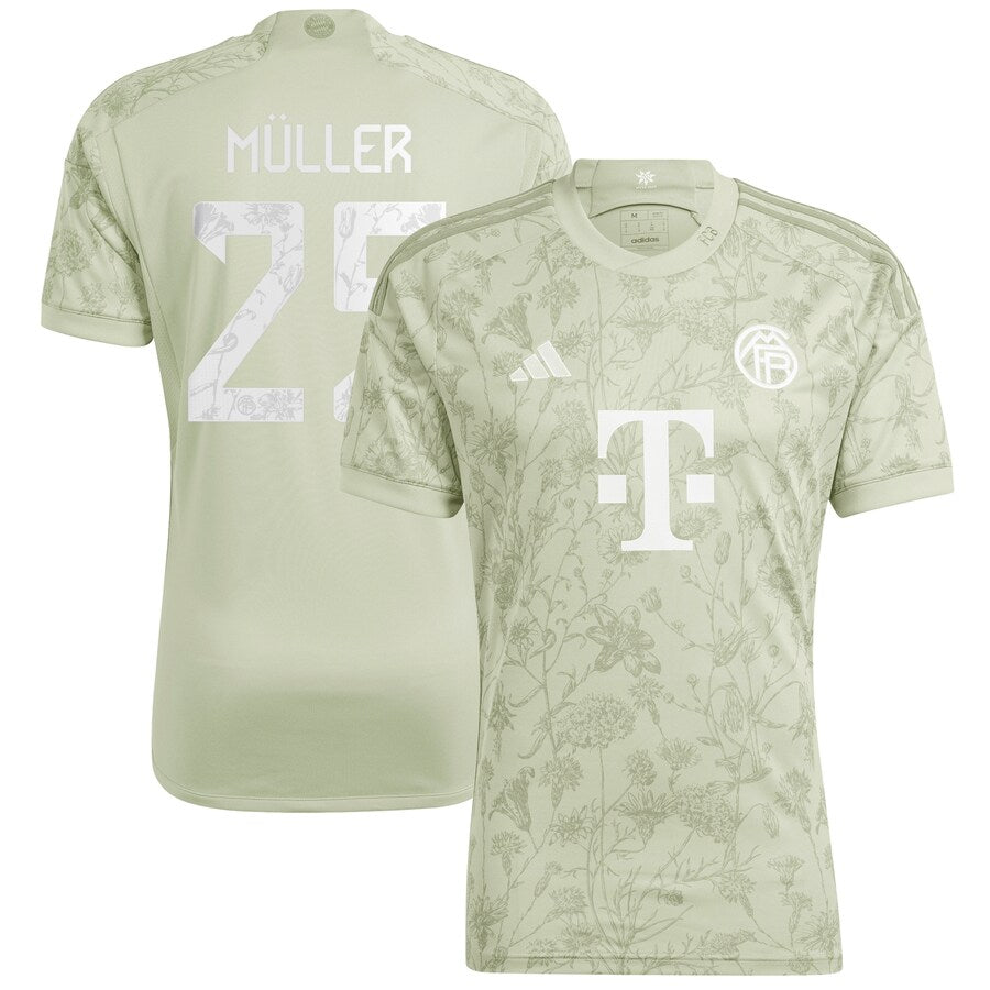 Thomas Müller Bayern Munich Adidas 2023/24 Oktoberfest Player Jersey – Green