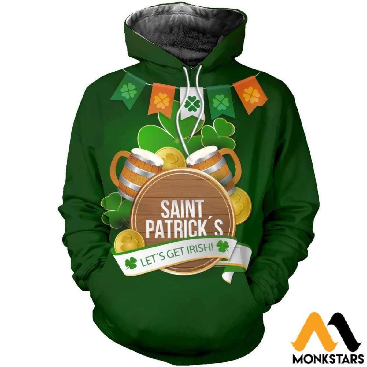 Patrick’S Day Tshirt Zip Hoodie Sweatshirt Shorts