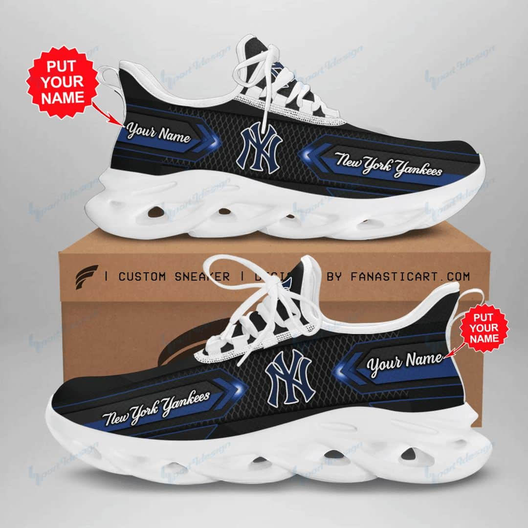 New York Yankees Personalized Clunky Sneaker Max Soul Shoes Ver 2