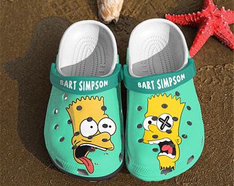 Bart Simpson Crocs Crocband Clog Clog For Mens And Womens Classic Clog Water Shoes Comfortable Shirthome 2025