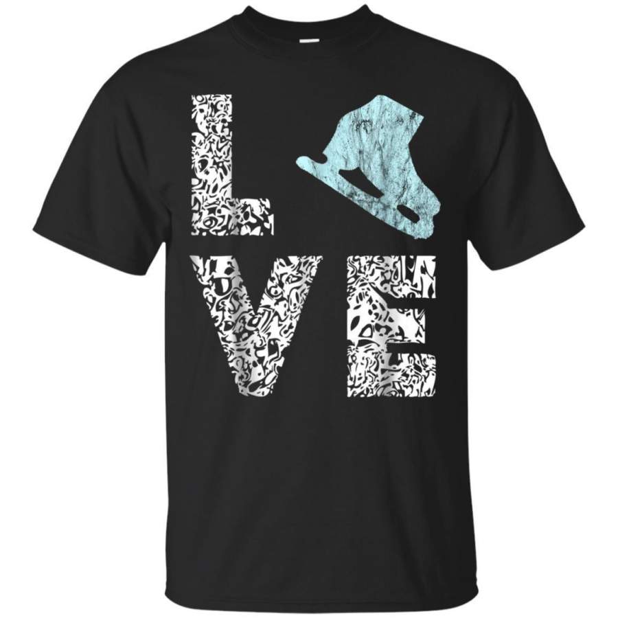 AGR Ice Skating Shoes Figure Skating Vintage Tshirts Gifts Jaq T-shirt