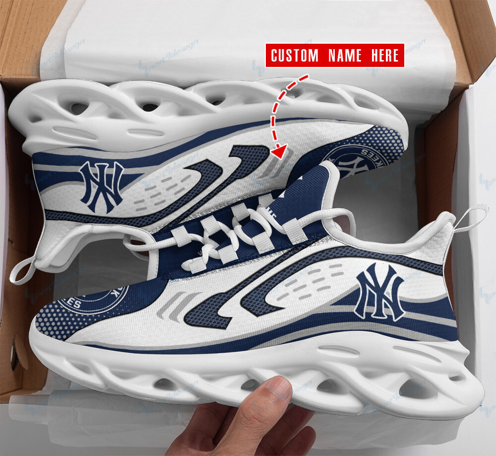 New York Yankees Personalized Clunky Sneaker Max Soul Shoes Ver 84