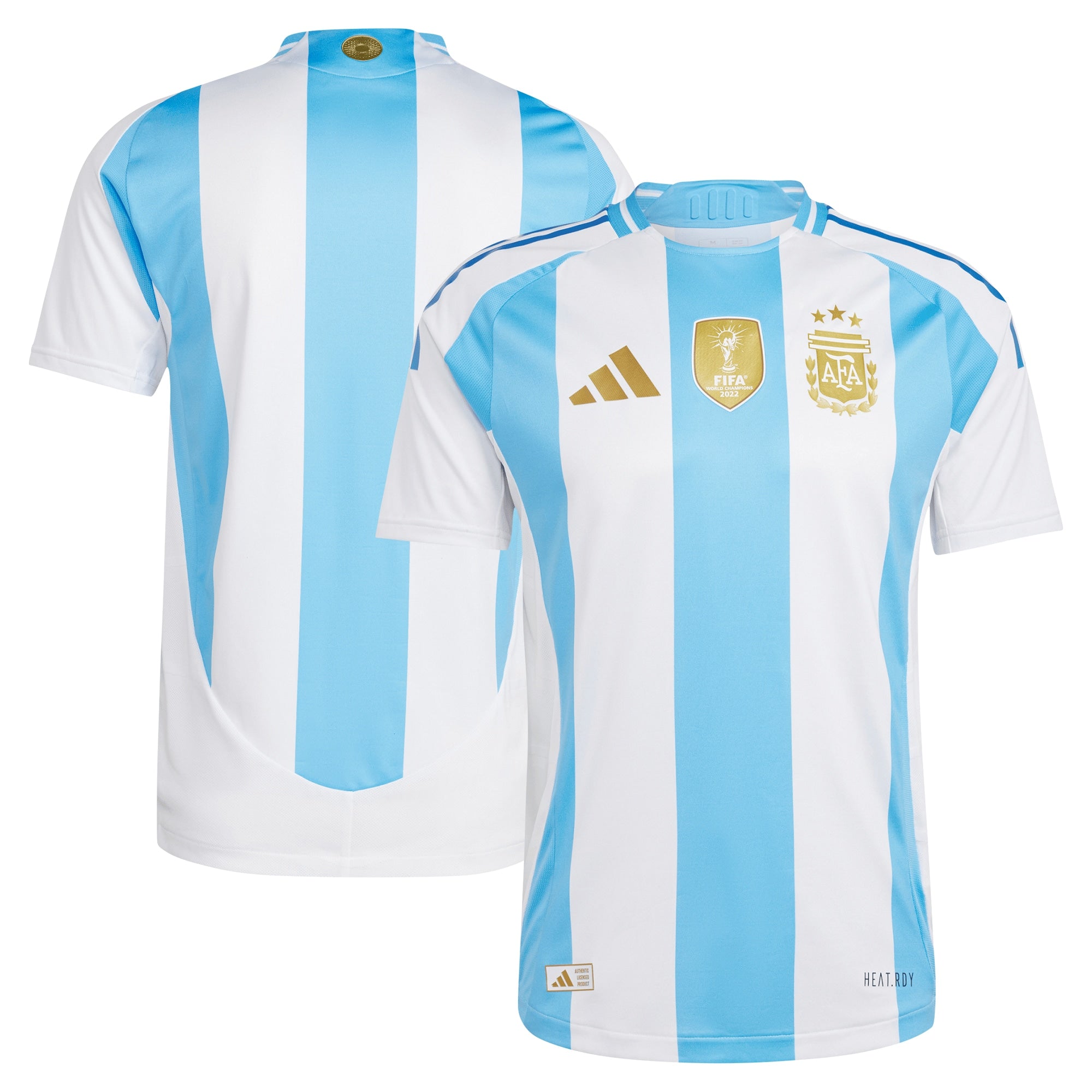 Argentina National Team Adidas 2024 Home Custom Jersey – White