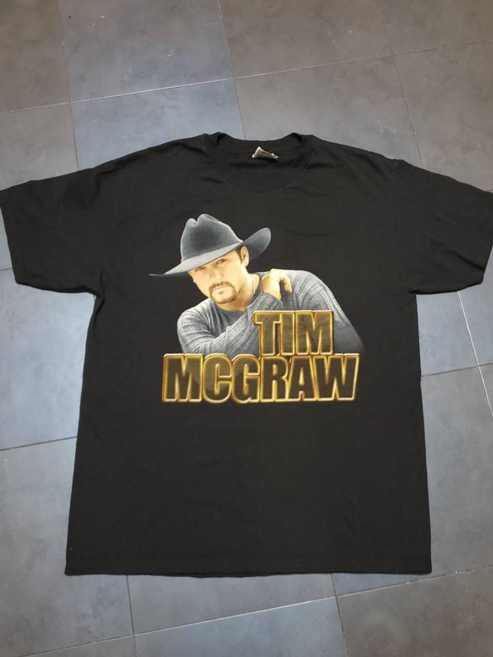 Vintage 00Stim Mcgraw T-Shirt L