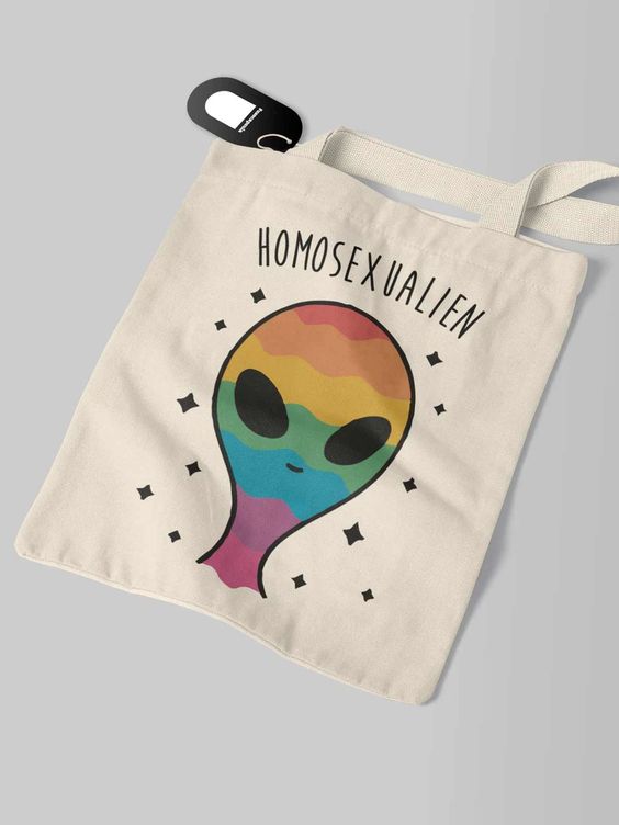 Homossexualien Tote bag