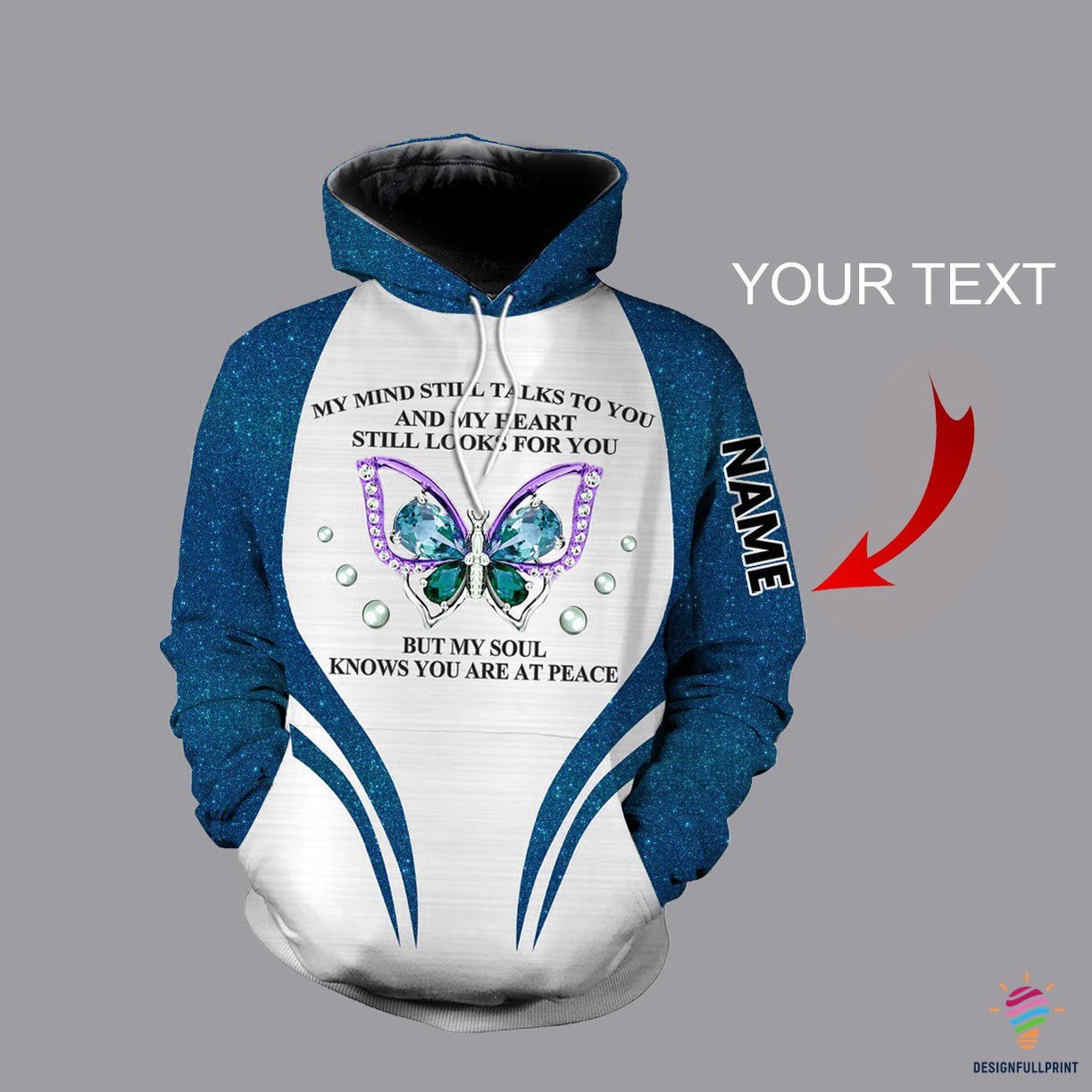 Gift For Butterfly Lover Blue Butter …