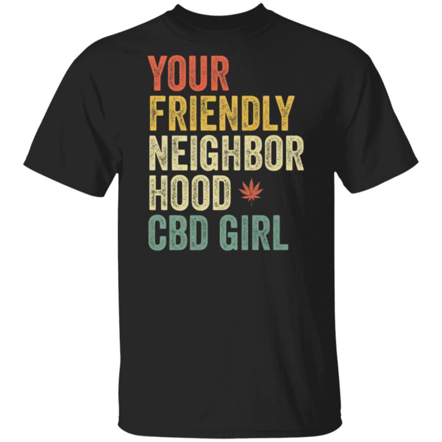 CBD Dealer Shirt Vintage Your Friendly Neighborhood CBD Girl Premium T Shirt