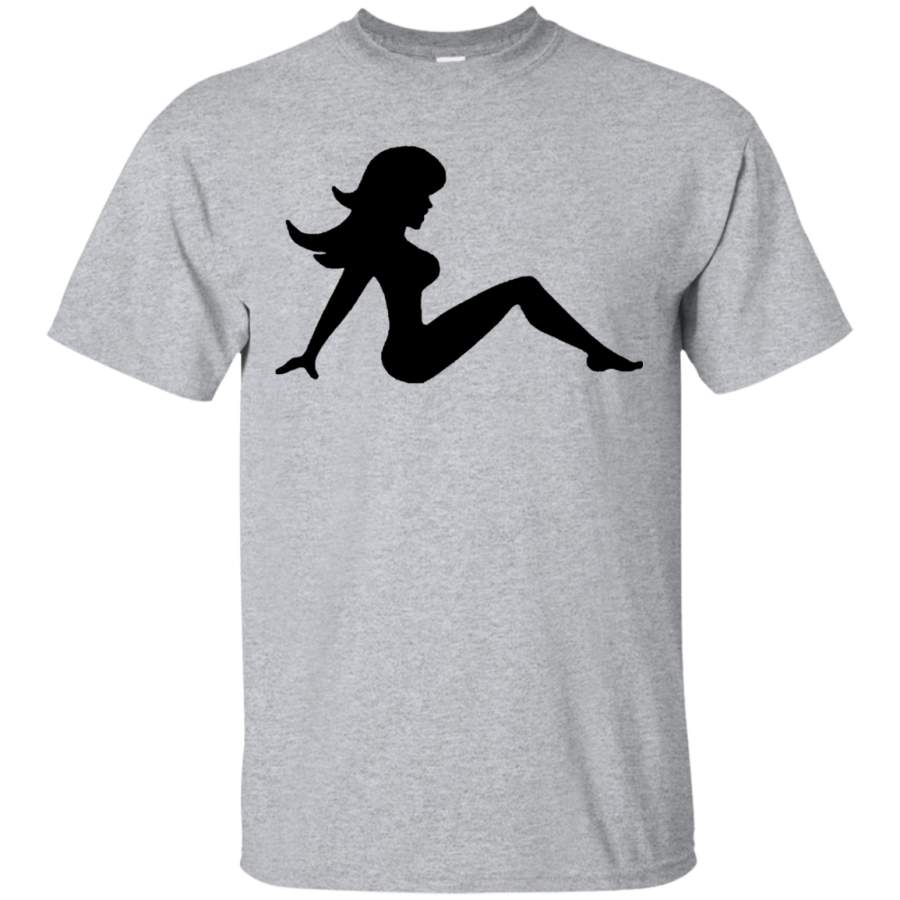 AGR Mudflap Girl Retro Vintage 1970’s Humor Funny Parody TShirt