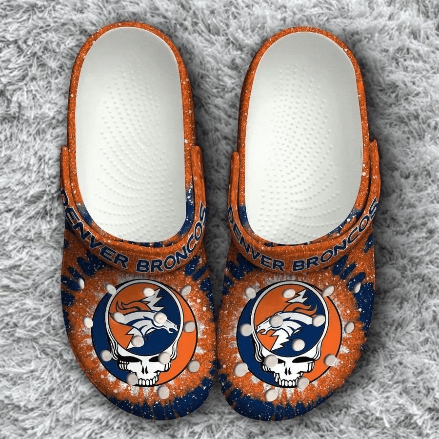 Denver Broncos Grateful Dead Classic Crocss Clog Comfortable Water Shoes Ver508