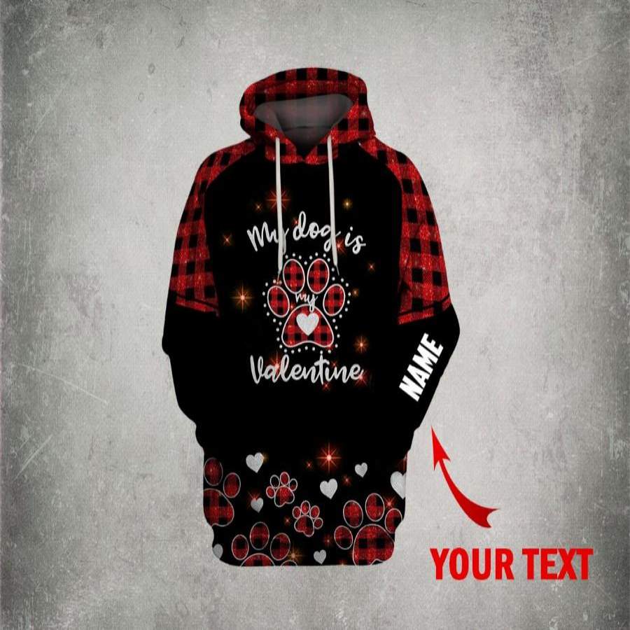 My Dog Is my Valentine Shirt Valenti &hellip;