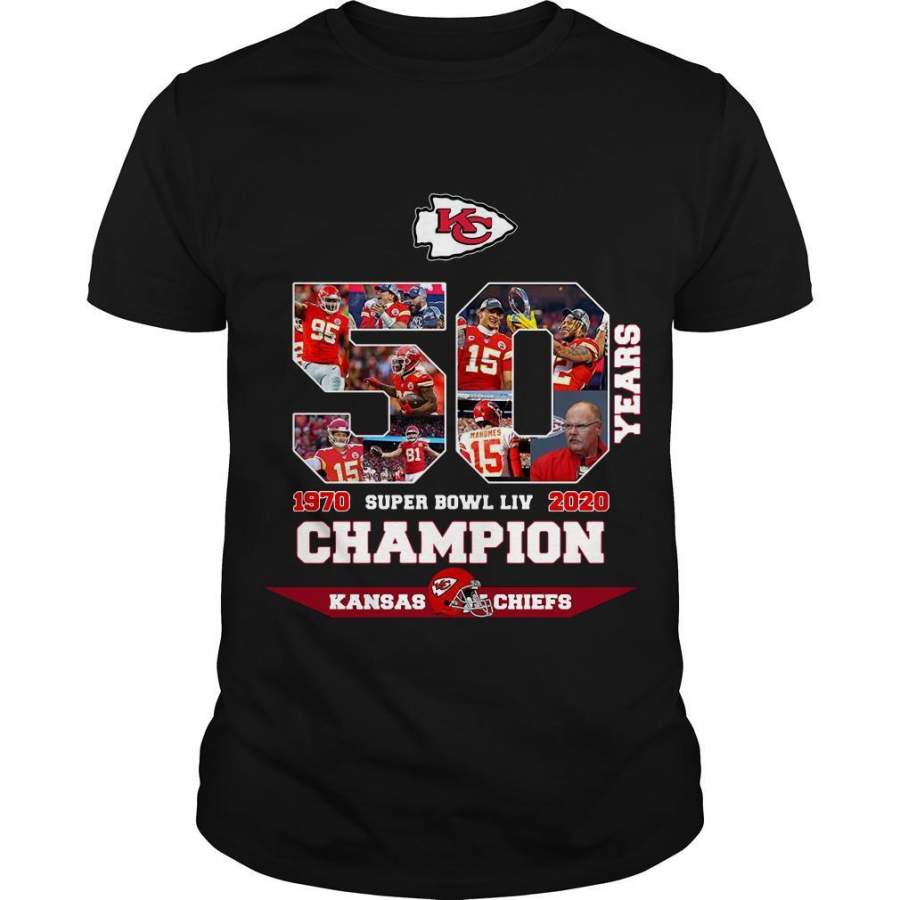 Kansas City 50 Years Super Bowl LIV Champions 1970 2020 shirt