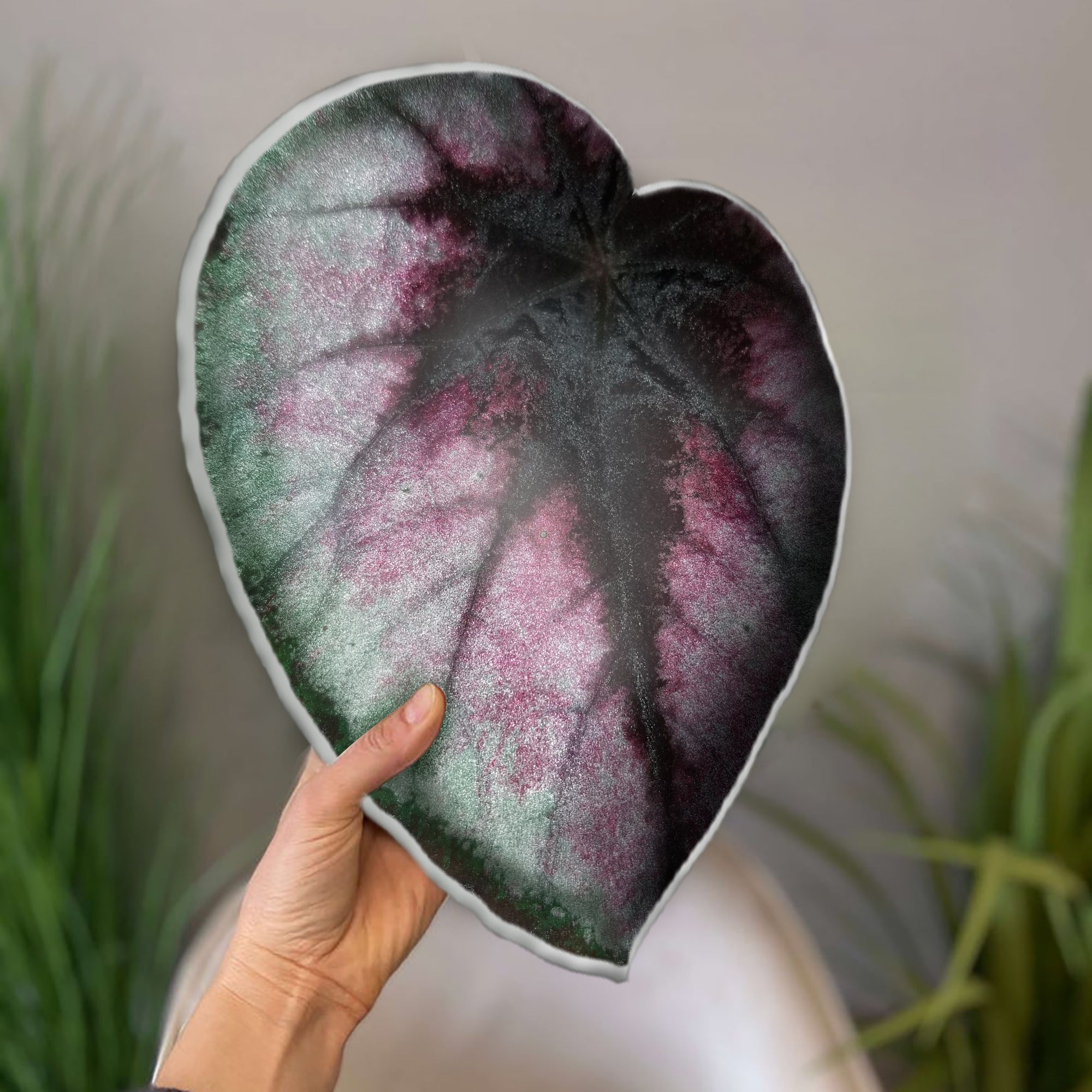 Begonia Rex Salsa Leaf Pillow Best G …