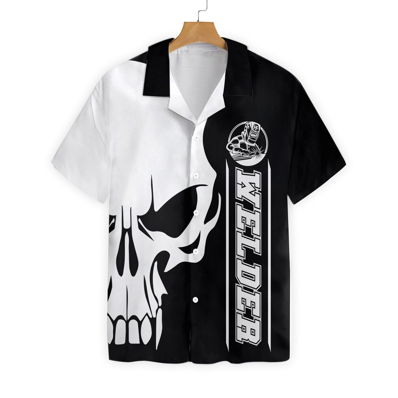 The Welder Skull Black White Ez12 17 …
