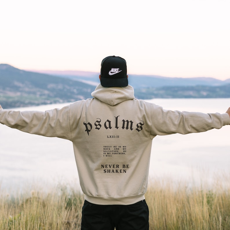 Men’s Christian Hoodie Bible Verse Hoodie Christian Merch Mens Christian Streetwear Jesus Hoodie Christian Sweatshirt Jesus Apparel Sweater