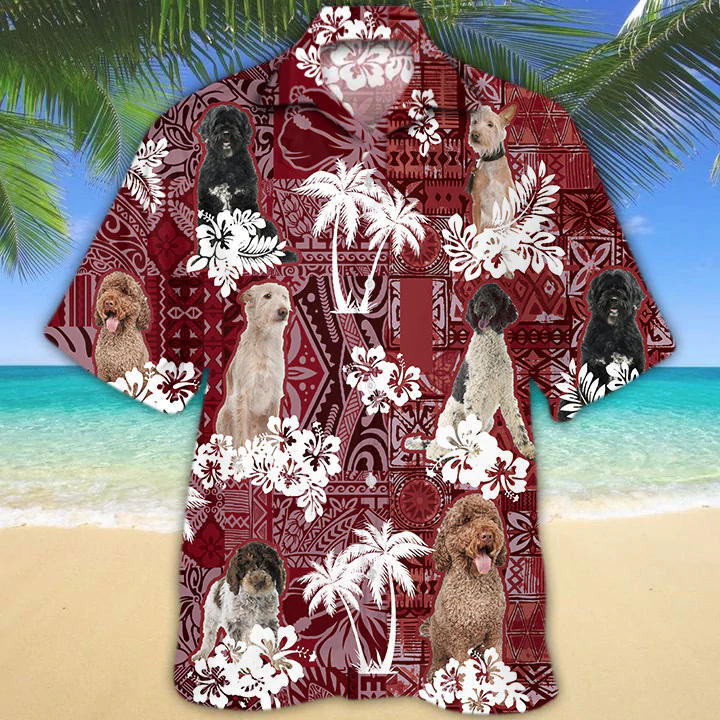 Portuguese Red Hawaiian Shirt, Gift For Dog Lover Shirts, Men’S Hawaiian Shirt, Summer Hawaiian Aloha Shirt