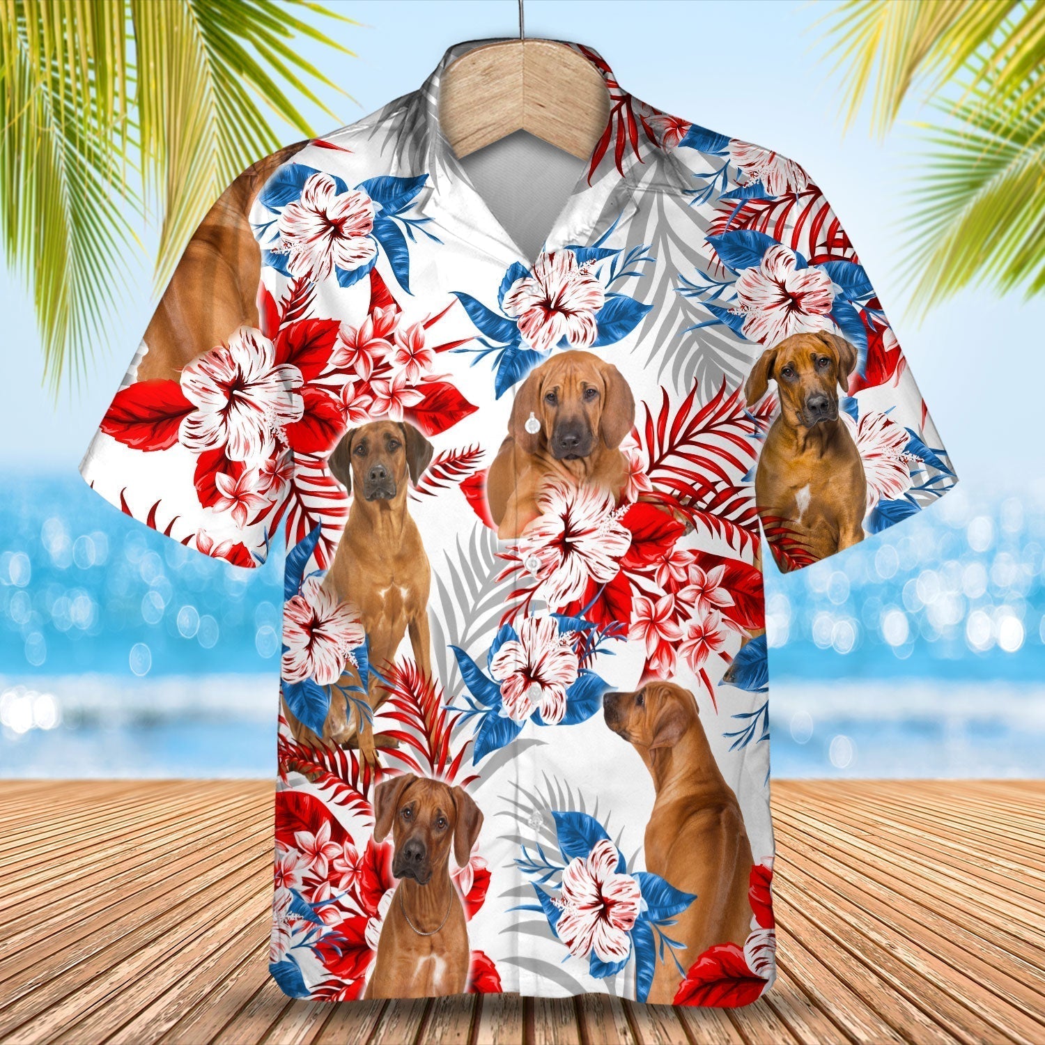 Rhodesian Ridgeback Hawaiian Shirt – Gift For Summer, Summer Aloha Shirt, Hawaiian Shirt For Men And Women