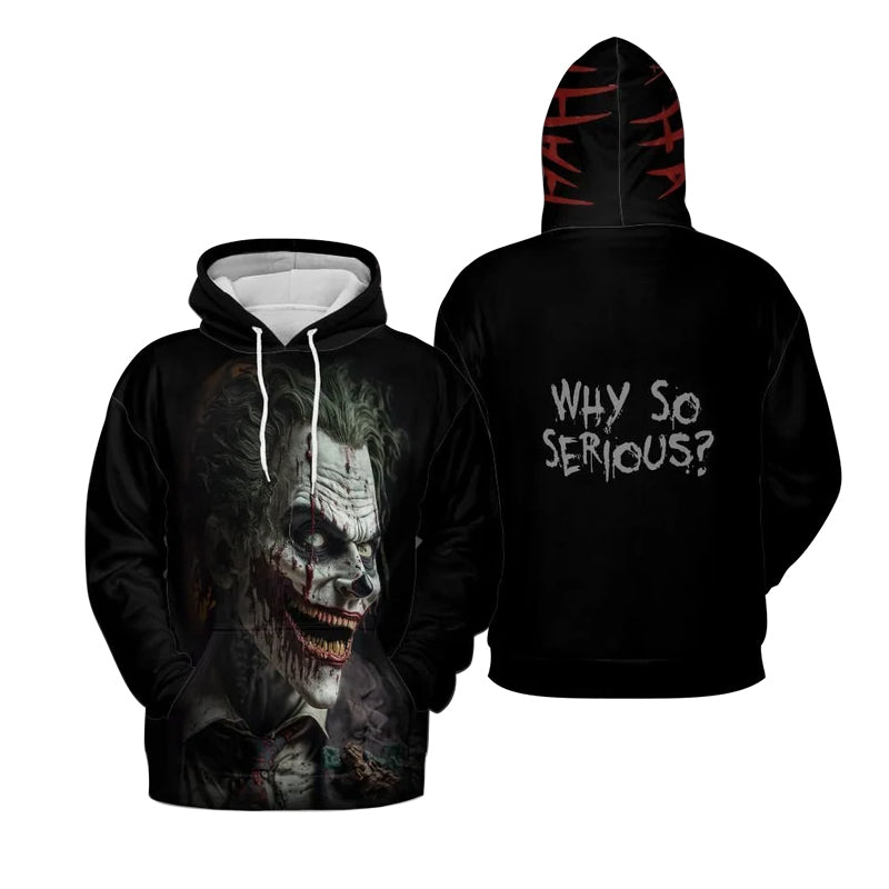 Why So Serious Joker Black Hoodie