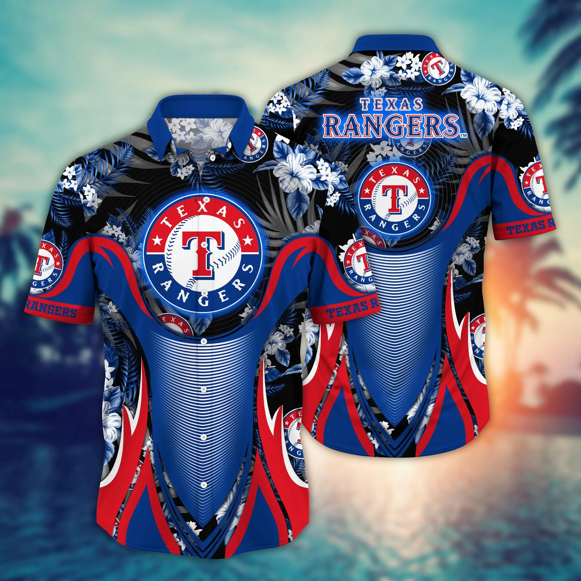 Texas Rangers Mlb Hawaiian Shirt Barbecues Aloha Shirt