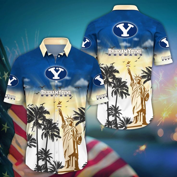 NCAA BYU Cougars Hawaiian Shirt Coll &hellip;