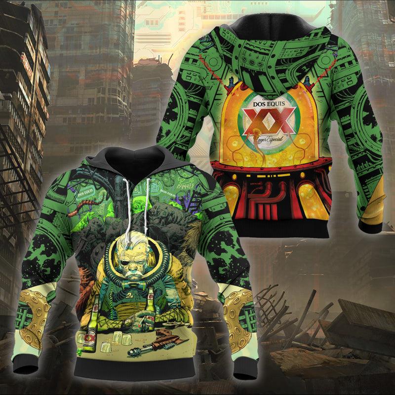 The Old Man Of Fear Agent Drink Dos Equis Hoodie & Zip Hoodie