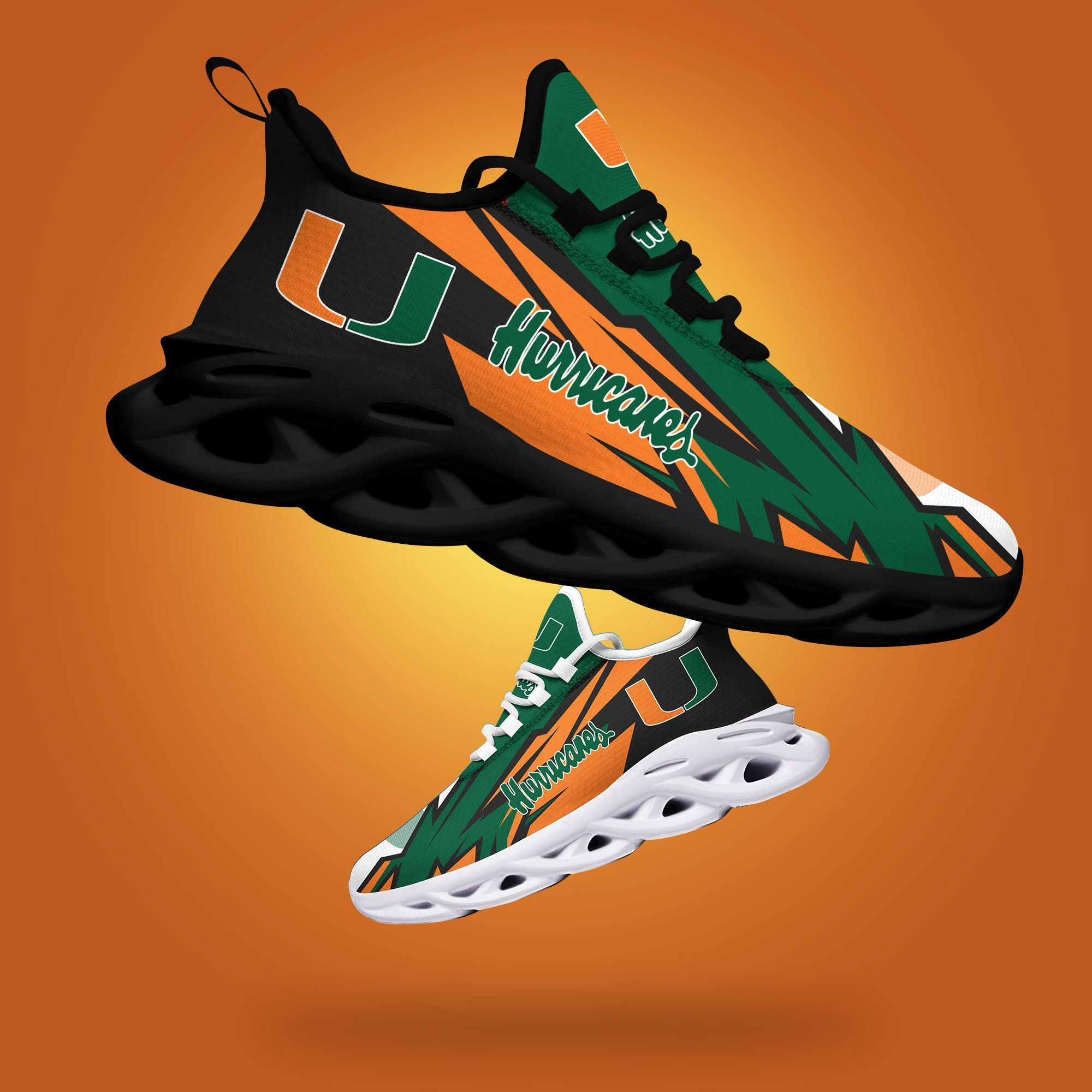 Miami Hurricanes Max Soul Shoes Hams1239098