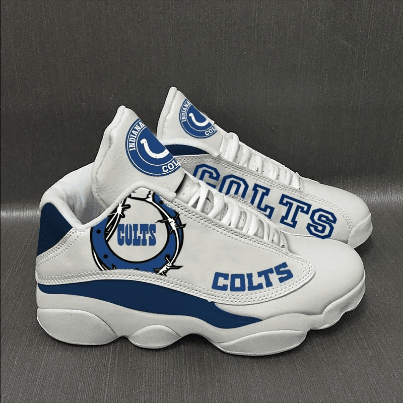 Indianapolis Colts team Air Jordan 13 Shoes Sneaker Gift Shoes For Fan Like Sneaker JD13 V1849