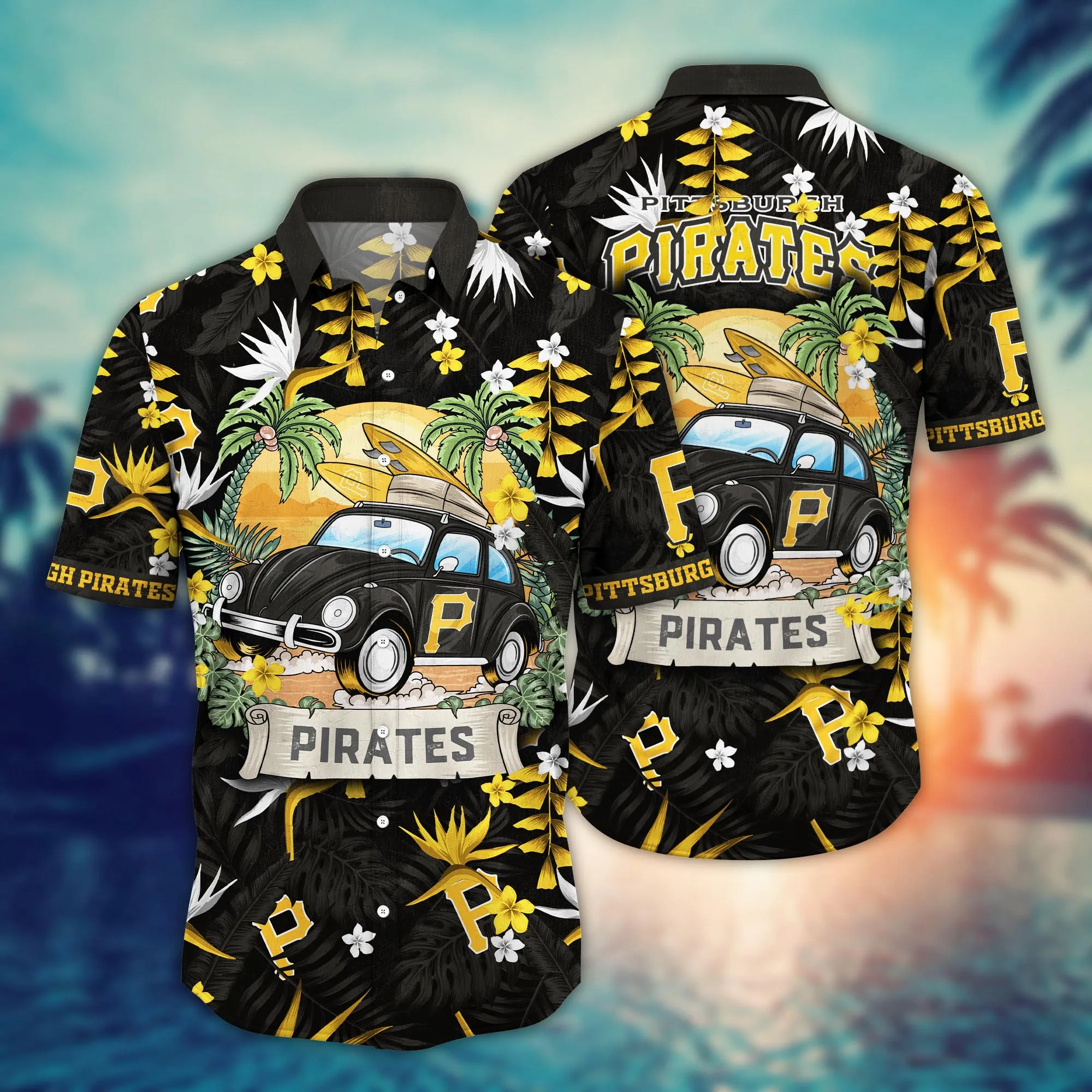 Pittsburgh Pirates Mlb Hawaiian Shirt Warm Seasontime Aloha Shirt