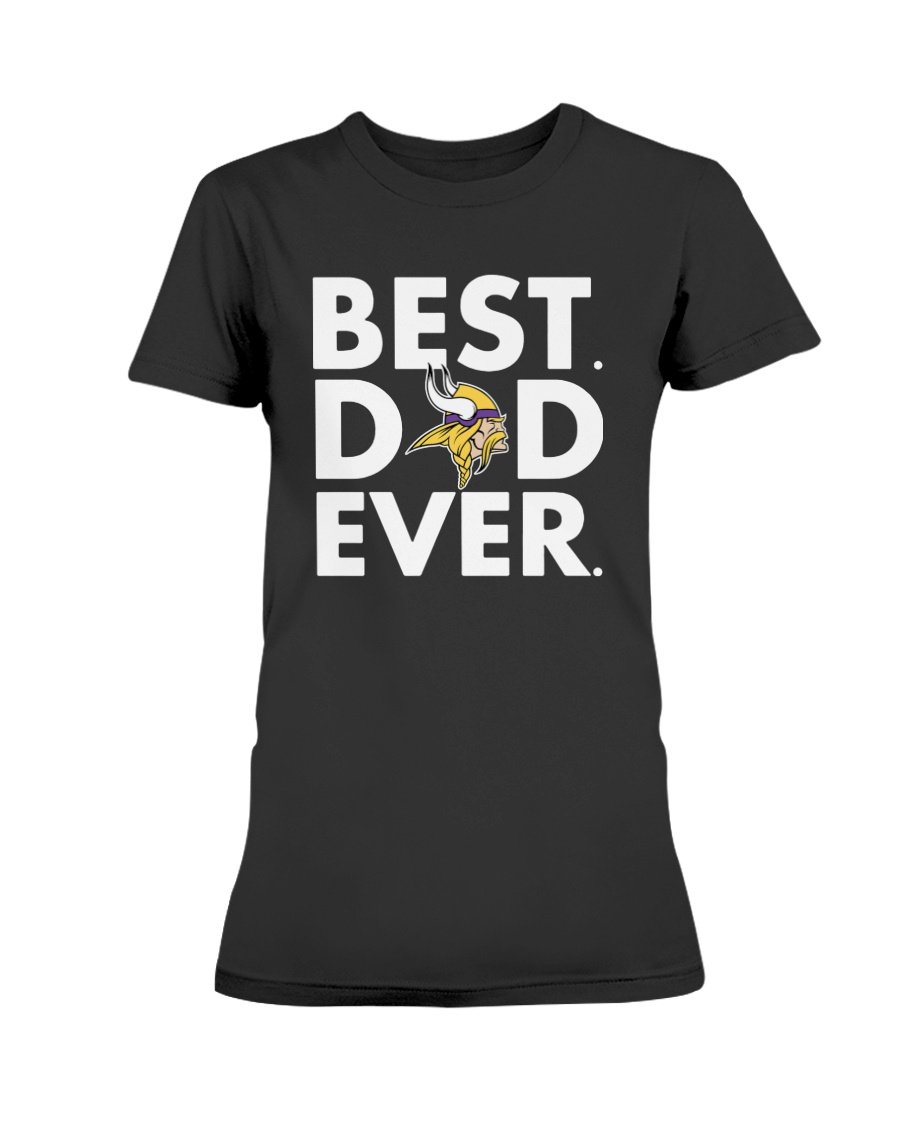 Father'S Day Minnesota Vikings- Father'S Day Gift Best Dad Ever Shirt Fashion24Hs
