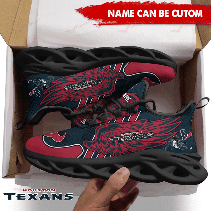 Houston Texans Personalized Clunky Sneaker Max Soul Shoes MS2981