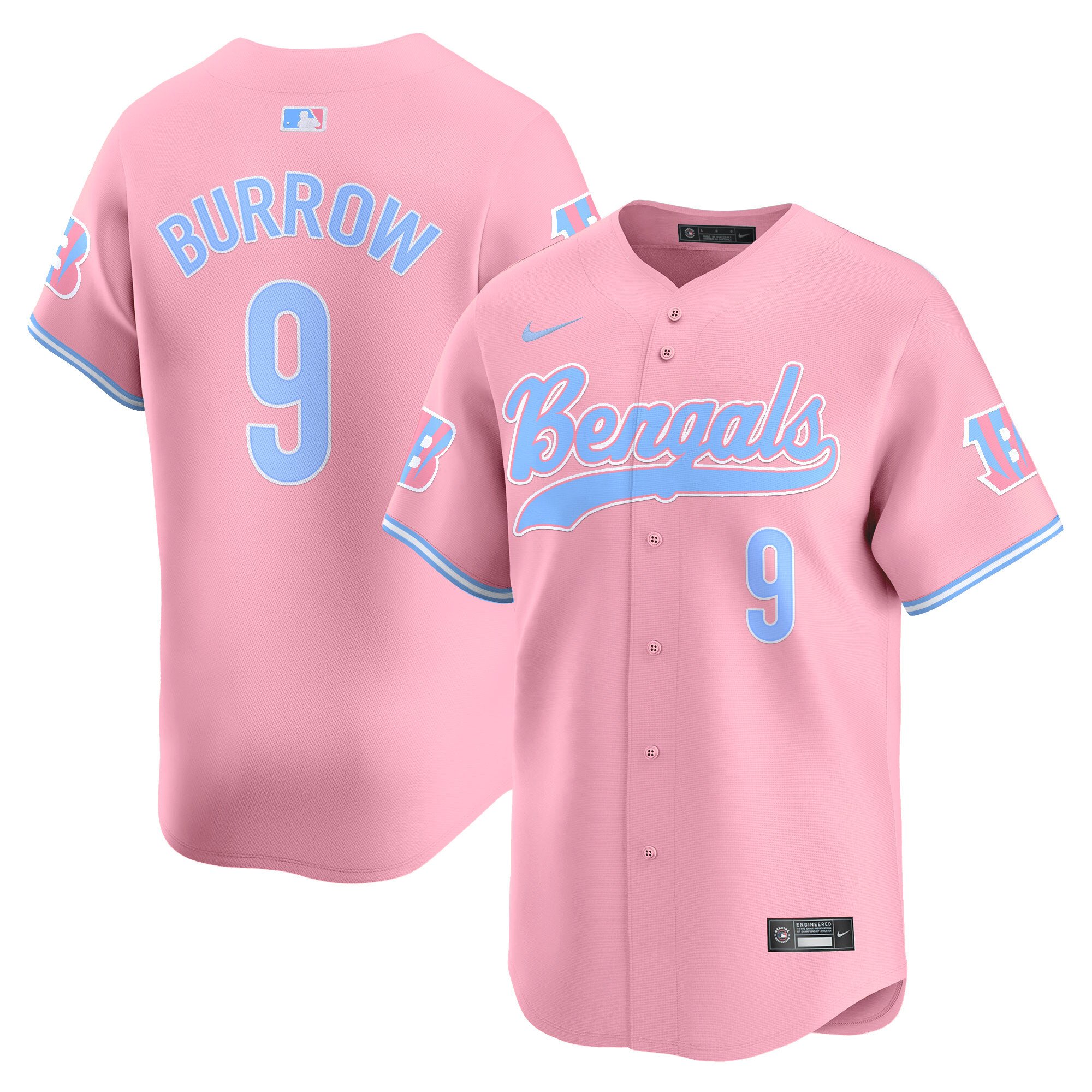 Unisex Bengals Bubblegum Pink Vapor Premier Limited Jersey – All Stitched