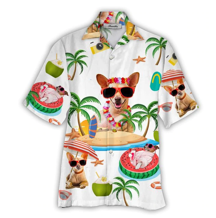 Chihuahua Hawaiian Shirt For Men & Women, Gift For Dog Lovers