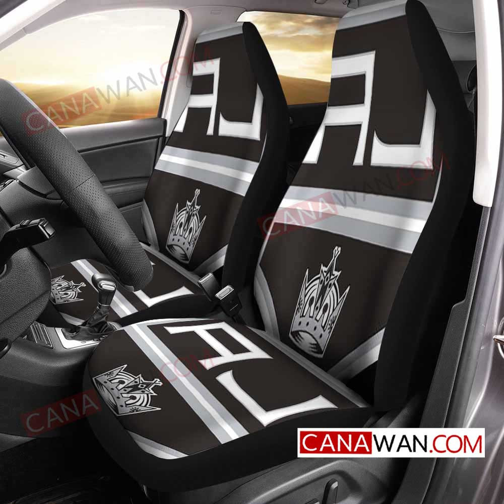 Los Angeles Kings Logo Art Car Seat Cover Set CSC3235