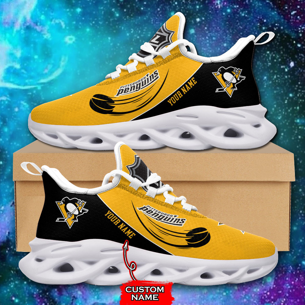 Pittsburgh Penguins NHL Max Soul Shoes Sneakers For Men And Women Ver 03