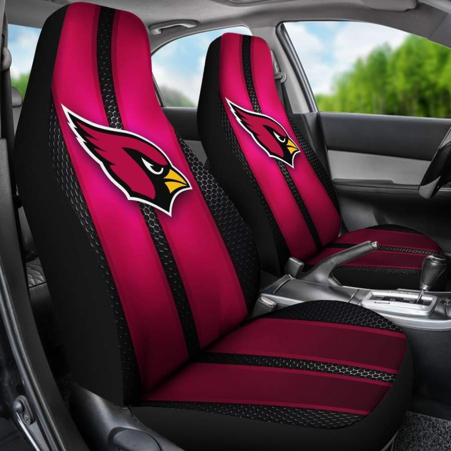 Incredible Line Pattern Arizona Cardinals Logo Car Seat Covers CSC8502