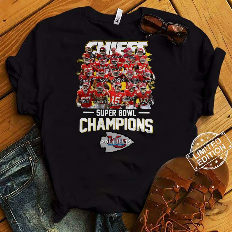 Kansas City Chiefs Super Bowl Champions Signature Shirt