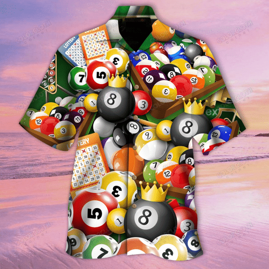 Billards Hawaiian Shirt Summer Beach Clothing Clothes For Men Women Ht