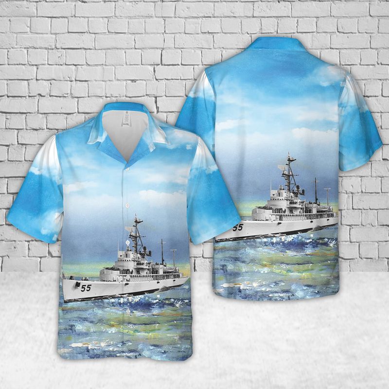 Us Navy Uss Valcour (Avp-55) Hawaiian Shirt